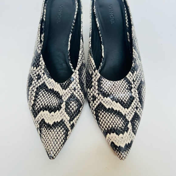 Vince Shoes - Vince Ralston Snake Print Mule